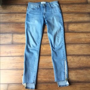 Frame Denim Stagger with Zipper